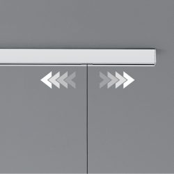 Designer-Pendellampen-Schiene Bankamp Strada Pro weiss 200 cm - Material: Aluminium - Schiene
