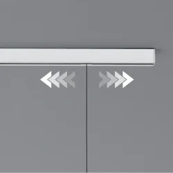 Designer-Pendellampen-Schiene Bankamp Strada Pro weiss 200 cm - Material: Aluminium - Schiene