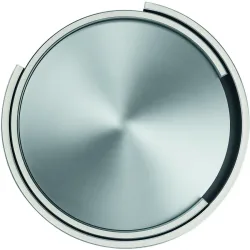 Designer-Deckenlampe Bankamp Rings aluminium matt dimmbar D 55 cm - LED - Lichtfarbe: Extra warmweiss - Material: Aluminium/Acryl -