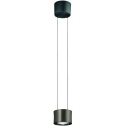 Designer-Pendellampe Bankamp Impulse Bronze 1-flammig vertical flex - LED - Lichtfarbe: Extra warmweiss - Material: Glas/Stahl/Aluminium -