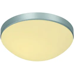 Designer-Deckenlampe Bankamp Basic E27 aluminium matt dimmbar D 32 cm - Material: Eisen/Glas - Designer-Deckenlampe