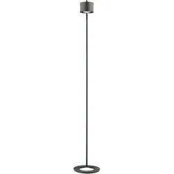 Designer-Stehlampe Bankamp Impulse bronze dimmbar H 155 cm - LED - Lichtfarbe: Extra warmweiss - Material: Aluminium/Eisen/Glas - Designer-Stehlampe-