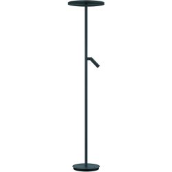 Designer-Stehlampe Bankamp Sky anthrazit dimmbar H 190 cm - Farbe: anthrazit matt eloxiert - LED - Lichtfarbe: Extra warmweiss - Material: