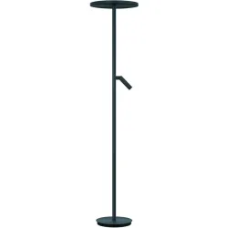 Designer-Stehlampe Bankamp Sky anthrazit dimmbar H 190 cm - Farbe: anthrazit matt eloxiert - LED - Lichtfarbe: Extra warmweiss - Material: