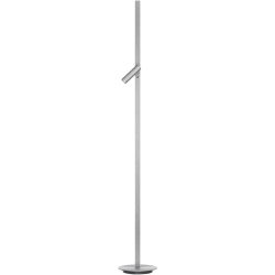 Designer-Steh/Leselampe Bankamp Line aluminium matt dimmbar H 160 cm - LED - Lichtfarbe: Extra warmweiss - Material: Aluminium/Eisen/Acryl -