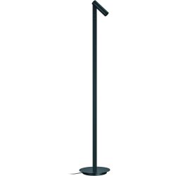 Designer-Steh/Leselampe rechts Bankamp Spot schwarz dimmbar H 120 cm - LED - Lichtfarbe: Extra warmweiss - Material: Aluminium/Eisen/Acryl -