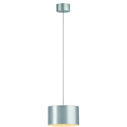 Designer-Pendellampe Bankamp Grand Metal aluminium matt dimmbar D 16 cm - LED - Lichtfarbe: Extra warmweiss - Material: Aluminium/Eisen/Acryl -
