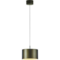 Designer-Pendellampe Bankamp Grand Metal bronze dimmbar D 16 cm - LED - Lichtfarbe: Extra warmweiss - Material: Aluminium/Eisen/Acryl -
