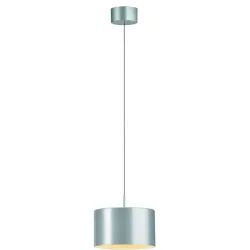 Designer-Pendellampe Bankamp Grand Metal aluminium matt dimmbar D 20 cm - LED - Lichtfarbe: Extra warmweiss - Material: Aluminium/Eisen/Acryl -