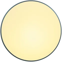 Designer-Deckenlampe Bankamp Basic E27 anthrazit dimmbar D 32 cm - Farbe: anthrazit matt eloxiert - Material: Eisen/Glas - Designer-Deckenlampe