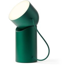 Lexon Tischlampe Orbe Grün Kunststoff 10 cm 21.8 cm - Farbe: dunkelgrün - LED - Lichtfarbe: Warmweiss - Kaltes Tagesweiss - Tischlampe- LED