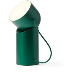 Lexon Tischlampe Orbe Grün Kunststoff 10 cm 21.8 cm - Farbe: dunkelgrün - LED - Lichtfarbe: Warmweiss - Kaltes Tagesweiss - Tischlampe- LED