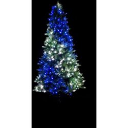 Weihnachtsbaum Twinkly Grün Kunststoff 180 cm - Farbe: dunkelgrün - Weihnachtsbaum