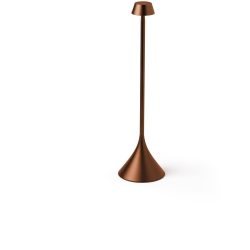 Lexon Tischlampe Steli Bronze Metall 7.7 cm 28.6 cm - LED - Lichtfarbe: Warmweiss - Kaltes Tagesweiss - Tischlampe- LED Energiesparlampe