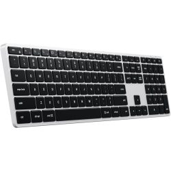Tastatur Satechi Schwarz/Silber Kunststoff 42.4 cm 11.5 cm - Farbe: silber/schwarz - Tastatur