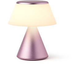 Lexon Tischlampe Luma Weiss/Roségold Kunststoff/Metall 6.9 cm 8.1 cm - LED - Lichtfarbe: Warmweiss - Kaltes Tagesweiss - Tischlampe- LED