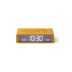 LEXON Wecker Flip Classic LR157J9 gelb, USB-C