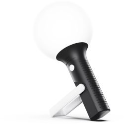 Lexon Tischlampe Bolla+ Weiss/Schwarz Kunststoff 11.5 cm 28.2 cm - LED - Lichtfarbe: Warmweiss - Kaltes Tagesweiss - Tischlampe- LED Energiesparlampe