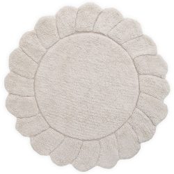 Teppich Florina Weiss Baumwolle 110 cm 110 cm - Teppich