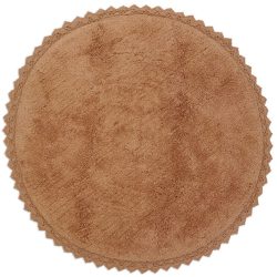 Teppich Emmi Baumwolle 110 cm 110 cm - Farbe: Toffee - Teppich