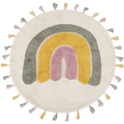 Teppich Wilson Mehrfarbig Baumwolle 110 cm 110 cm - Farbe: Multi - Teppich
