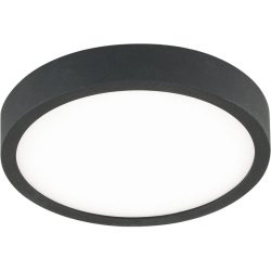 Deckenlampe Bully Schwarz Aluminium 2.4 cm - LED - Lichtfarbe: Warmweiss - Deckenlampe- LED Energiesparlampe