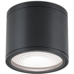 Deckenlampe aussen Sputnik Schwarz - Lichtfarbe: Warmweiss - Material: Siluminguss - Deckenlampe aussen