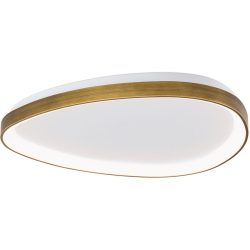Deckenlampe Charlie Aluminium 6 cm - Farbe: Altmessing - Lichtfarbe: Warmweiss - Deckenlampe