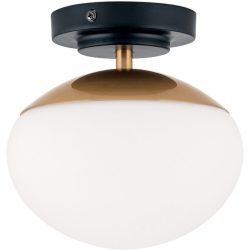 Deckenlampe Josephine Schwarz Edelstahl 18 cm - Deckenlampe