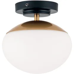 Deckenlampe Josephine Schwarz Edelstahl 18 cm - Deckenlampe
