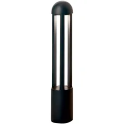 Stehlampe aussen Naok Grau - Farbe: anthrazit - Lichtfarbe: Warmweiss - Material: Siluminguss - Stehlampe aussen