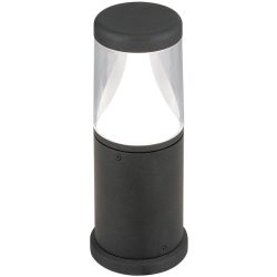 Stehlampe aussen Midnight Grau Aluminium 30 cm - Farbe: anthrazit - Lichtfarbe: Warmweiss - Material: Aluguss - Stehlampe aussen