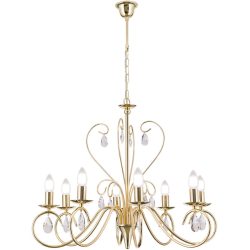 Kronleuchter Alessia Gold Stahl 58 cm - Kronleuchter