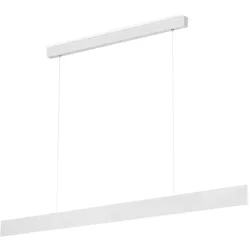 Pendellampe Gideon Weiss Stahl 3.6 cm - Lichtfarbe: Warmweiss - Pendellampe