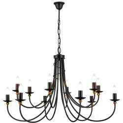 Kronleuchter Giovanni Stahl 63 cm - Farbe: Antik - Kronleuchter