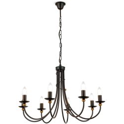 Kronleuchter Giovanni Stahl 50 cm - Farbe: Antik - Kronleuchter