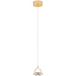 Pendellampe Moon Gold Stahl 12 cm - Lichtfarbe: Warmweiss - Pendellampe