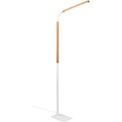 Stehlampe Sirron Weiss Metall 169.5 cm - Farbe: weiss matt - LED - Stehlampe- LED Energiesparlampe