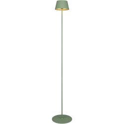 Stehlampe Zeraus Grün Metall 123 cm - Farbe: pistazie - LED - Stehlampe- LED Energiesparlampe