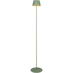 Stehlampe Zeraus Grün Metall 123 cm - Farbe: pistazie - LED - Stehlampe- LED Energiesparlampe