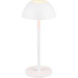 Tischlampe Dracir Weiss Kunststoff 30 cm - Farbe: weiss matt - LED - Tischlampe- LED Energiesparlampe