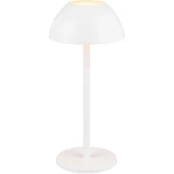 Tischlampe Dracir Weiss Kunststoff 30 cm - Farbe: weiss matt - LED - Tischlampe- LED Energiesparlampe