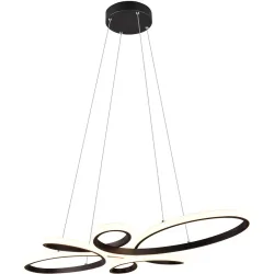 Hängelampe FLY LED variable Intensität 45.5x150cm 32W schwarz