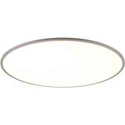 Deckenlampe Amuy Silber Metall 5 cm - Farbe: titanfarbig - LED - Deckenlampe- LED Energiesparlampe