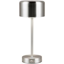 Tischlampe Feliks Silber Metall 30 cm - Farbe: Nickel matt - LED - Tischlampe- LED Energiesparlampe