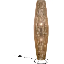 Stehlampe Nikki Braun Papier 103 cm - Stehlampe
