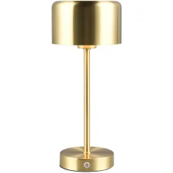 Tischlampe Feliks Gold Metall 30 cm - Farbe: messing matt - LED - Tischlampe- LED Energiesparlampe