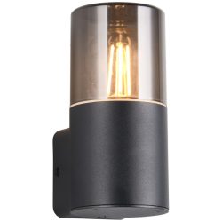 Wandlampe Cisoo Schwarz 17.5 cm - Farbe: schwarz matt - Material: Aluminium-Druckguss - Wandlampe