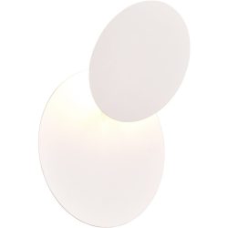 Wandlampe Amio Weiss Metall 18 cm 18 cm - Farbe: weiss matt - LED - Wandlampe- LED Energiesparlampe