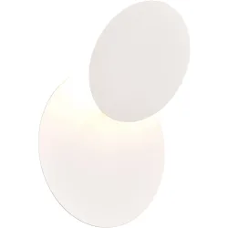 Wandlampe Amio Weiss Metall 18 cm 18 cm - Farbe: weiss matt - LED - Wandlampe- LED Energiesparlampe
